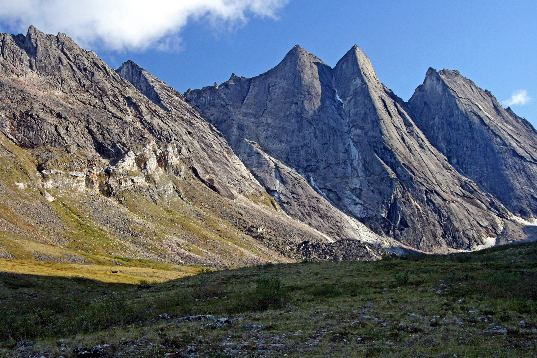 granite spires of the Arrigetch Peaks, Gates of the Arctic National Park, Alaska