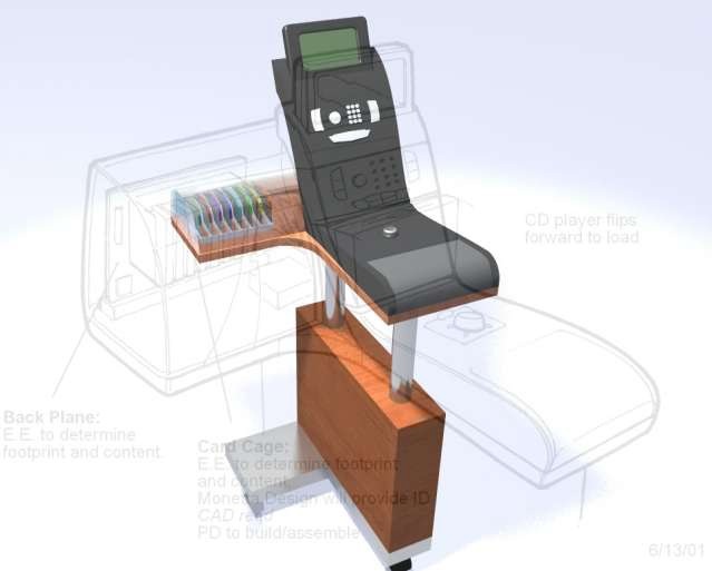 Autoshow Property Highlighting Center Console Interface and Electronics